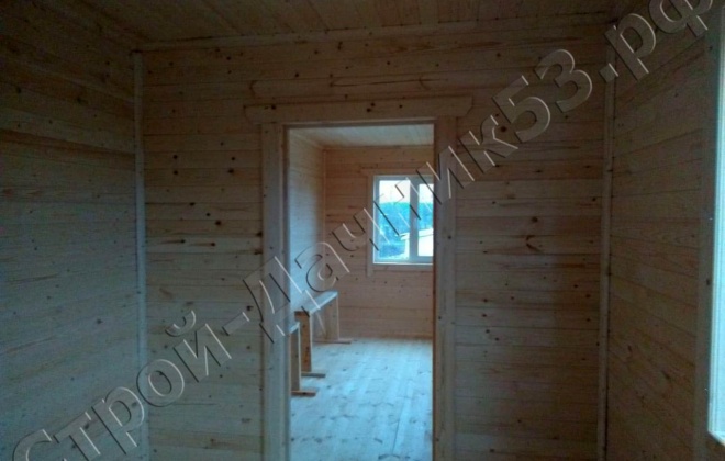 4 Каркасно-щитовой дом 7×5, 35 м², Псковская область, деревня Палкино (2)